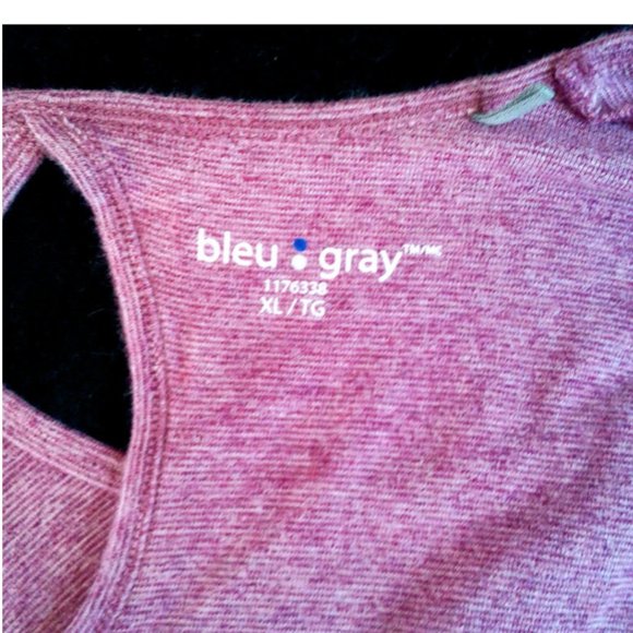 #C62 Bleu Gray Brand: Light Purple Short Sleeve Tee - Picture 5 of 5